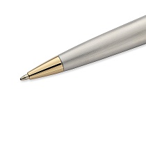 Ручка шариковая Waterman Expert 3 Stainless Steel GT, толщина линии M, позолота 23К