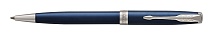 Ручка шариковая Parker Sonnet Core Blue Lacquer CT, толщина линии М, хром