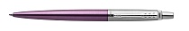 Ручка шариковая Parker Jotter Core Victoria Violet CT, толщина линии М, хром