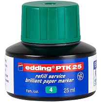 Чернила для заправки пигментных маркеров edding PTK25, капиллярная система, 25 мл