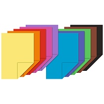 Набор картона цветного для поделок Brunnen, 300 гр/м2, ассорти