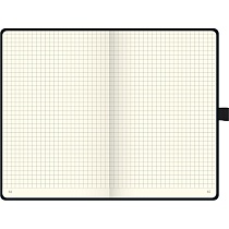 Блокнот Brunnen Компаньон Классик Мирадор, на резинке, клетка, 80 гр/м2, А4, 96 листов, черный