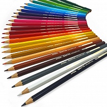 Набор карандашей цветных Giotto Colors, деревянные, шестигранные, 3 мм, 6 цветов
