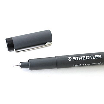 Ручка капиллярная Staedtler, 0.05 мм - 2.0 мм, черная