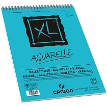 Альбом для акварели Canson Xl, среднее зерно, на пружине, 300 гр/м2, 30 листов