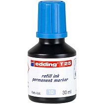 Чернила для заправки перманентных маркеров edding T25, флакон-капельница, 30 мл