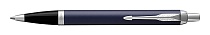 Ручка шариковая Parker IM Metal Matte Blue CT, толщина линии M, позолота (S0856460)