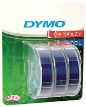 Лента для механических принтеров Dymo Omega, 3 м х 9 мм, 3 штуки, блистер