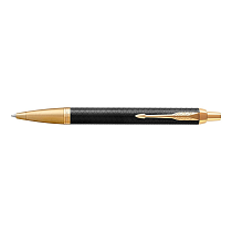 Ручка шариковая Parker IM Premium Black GT, толщина линии M, позолота (S0949680)
