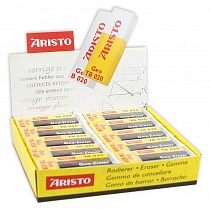 Ластик Aristo TB 020, для карандаша и чернил, 63 x 22 x 11 мм