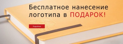 Нанесение логотипа бесплатно! Нанесение логотипа бесплатно!
