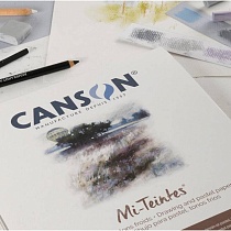 Бумага для пастели Canson Mi-Teintes, склейка, 160 гр/м2, 24 x 32 см, 20 листов