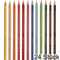 Набор карандашей цветных Staedtler Noris Club, трехгранные, 24 цвета, картонная коробка