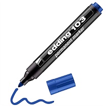 Маркер перманентный edding 103, заправляемый, круглый наконечник, 1.5-3 мм