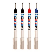 Набор маркеров Markal Dura-Ink 5, 1 мм, 4 штуки, ассорти, европодвес