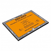 Бумага для акварели Arches, крупное зерно, склейка, 300 гр/м2, 26 x 36 см, 20 листов