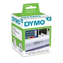 Этикетки адресные для принтеров Dymo Label Writer, белые, 89 мм х 36 мм, 520 штук