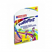 Набор детских фломастеров для рисования edding 15 Funtastics, 1 мм, 12 цветов