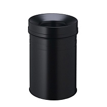 Корзина для мусора Durable Safe с противопожарной крышкой, 15 литров, 375 x 260 мм, сталь