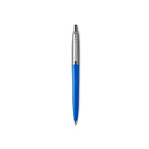 Ручка шариковая Parker Jotter Color Blue толщина линии M, нержавеющая сталь, блистер