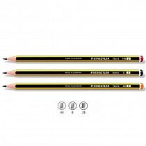Hабор карандашей чернографитовых Staedtler Noris 2 штуки, ластик, точилка, ручка, линейка, блистер