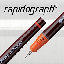 Рапидограф Rotring, толщина линии 0.1 - 1 мм