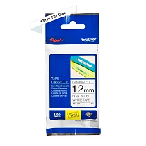 Картридж brother tze 231 с лентой 12 мм х 8 м, пластик, черный шрифт