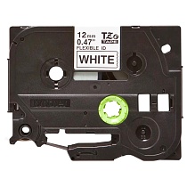 Картридж brother tze-fx231 с гибкой лентой 12 мм х 8 м, черный шрифт