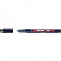 Ручка капиллярная edding 1800, для черчения, круглый наконечник, 0.3 мм