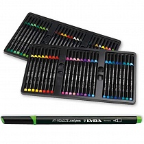 Набор фломастеров цветных Lyra Hi-Quality Art Pen, 40 цветов