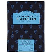 Альбом для акварели Canson Heritage, склеенный, 100% хлопок, 300 гр/м2, 23 x 31 см, 12 листов