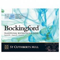 Альбом ST Cuthberts Mill Bockingford для акварели, склеенный, 12 листов, 41 х 31 см, 300 г/м2