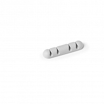 Клипса самоклеящаяся Durable Cavoline Clip 4, на 4 USB-кабеля до 5 мм, пластик