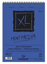Альбом для смешанных техник Canson XL Mix-Media, среднее зерно, на пружине, 300 гр/м2, А5, 15 листов