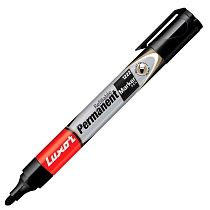 Маркер перманентный Luxor Refillable, многоразовый, пулевидный наконечник, 1-2.5 мм