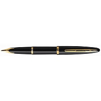 Ручка перьевая Waterman Carene Black Sea GT, толщина линии F, позолота 23К, перо: золото 18К