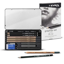 Набор карандашей чернографитовых  Lyra Graphite Set, 11 предметов