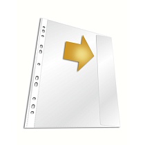 Файл с перфорацией с клапаном Durable, 80 мкм, А4, полипропилен, матовый