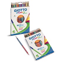 Набор карандашей цветных Giotto Stilnovo Bicolor, двусторонние, 3.3 мм, 36 цветов