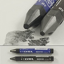 Мелок графитовый шестигранный Lyra Graphite Crayons, водорастворимый, 12 мм