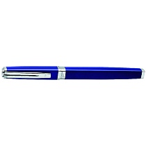 Ручка перьевая Waterman Exception Slim Blue Lacquer ST, толщина линии F, перо: золото 18К, родий