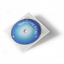 Карман Durable Pocketfix, самоклеящийся, для CD/DVD, с клапаном, 10 штук