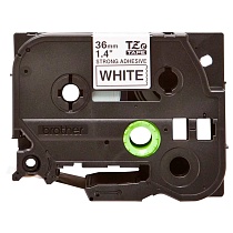 Картридж brother tze-s261 с лентой 36 мм х 8 м, пластик, усиленный клей, черный шрифт