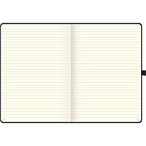 Блокнот Brunnen Компаньон Классик, на резинке, линейка, 80 гр/м2, А4, 96 листов, черный