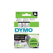 Картридж с виниловой лентой D1 для принтеров Dymo Label Manager, пластик, черный шрифт, 9 мм х 7 м