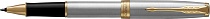 Ручка-роллер Parker Sonnet Stainless Steel GT, толщина линии F, позолота 18К (S0809130)