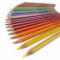 Набор карандашей цветных Lyra, шестигранные, 3.8 мм, 24 цвета