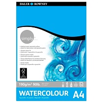 Альбом для акварели Daler Rowney Simply, 190 гр/м2, 12 листов