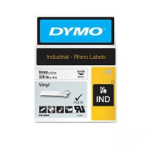 Картридж Dymo, c виниловой лентой, для принтеров Rhino, черный шрифт, 5.5 м x 9 мм