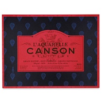 Блок бумаги для акварели Canson Heritage, среднее зерно, склеенный, 300 гр/м2, 31 x 41 см, 20 листов